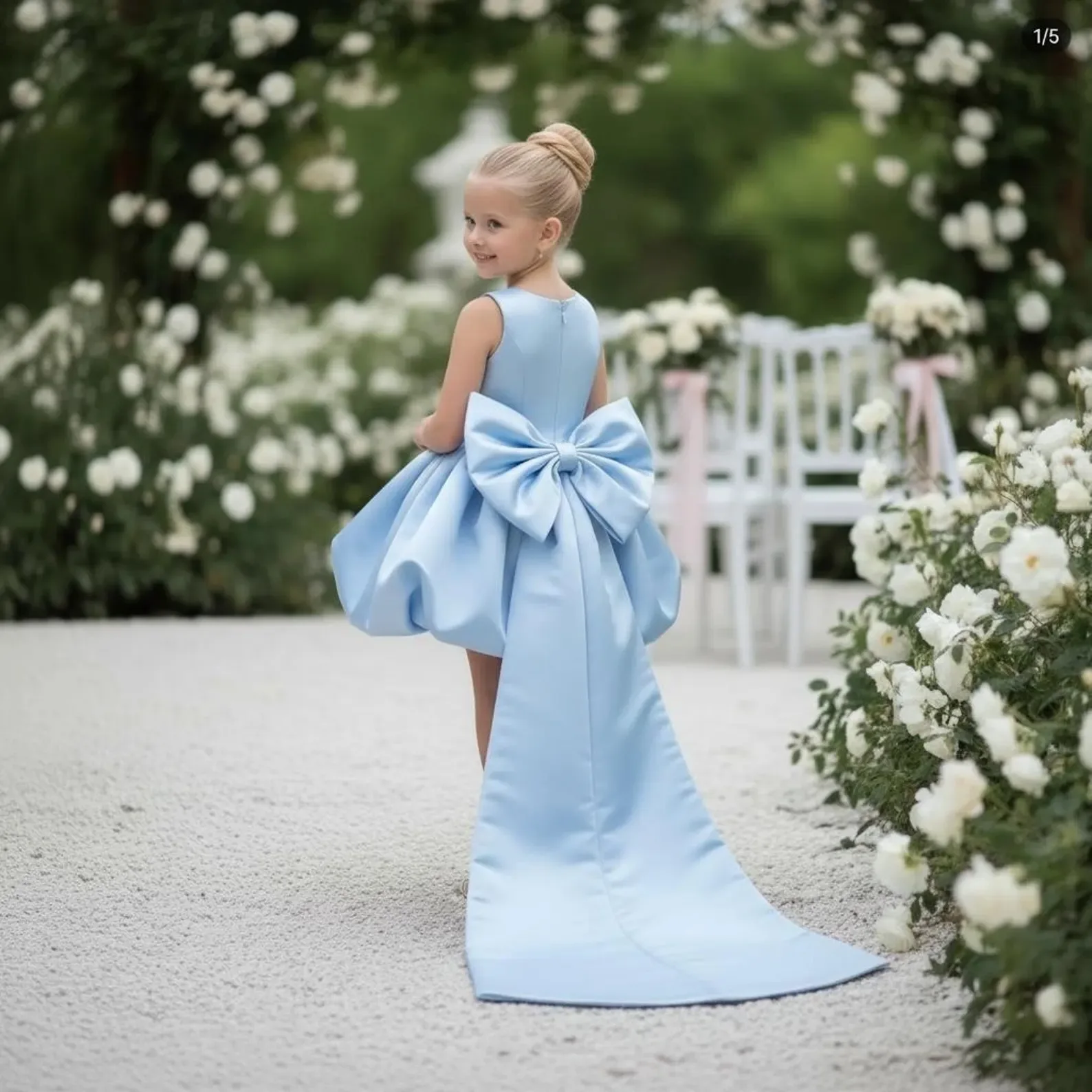 Custom Luxury Flower Girl Dress Wedding Gown Birthday Party Pageant Catwalk Sleeveless Satin Bow High Low Dress
Custom Luxury Flower Girl Dress Wedding Gown Birthday Party Pageant Catwalk Sleeveless Satin Bow High Low Dress