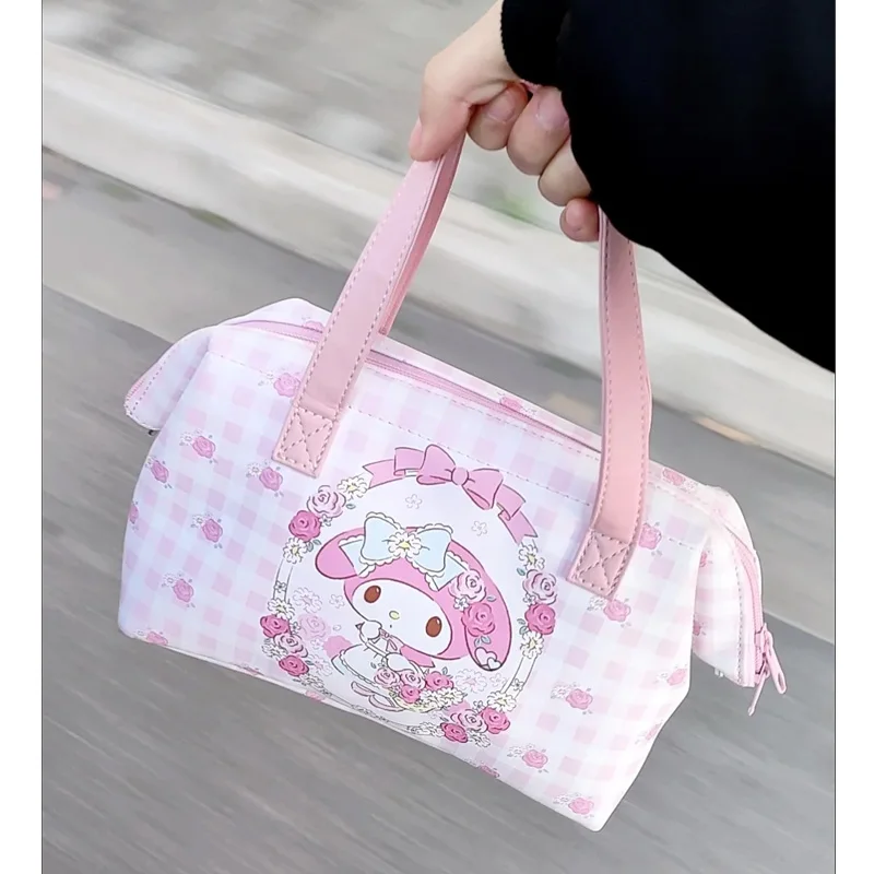 Mymelody Handbag Cute Day Girl Cartoon Large Capacity Portable Storage Bag Portable Makeup Bag Students
Mymelody Handbag Cute Day Girl Cartoon Large Capacity Portable Storage Bag Portable Makeup Bag Students
