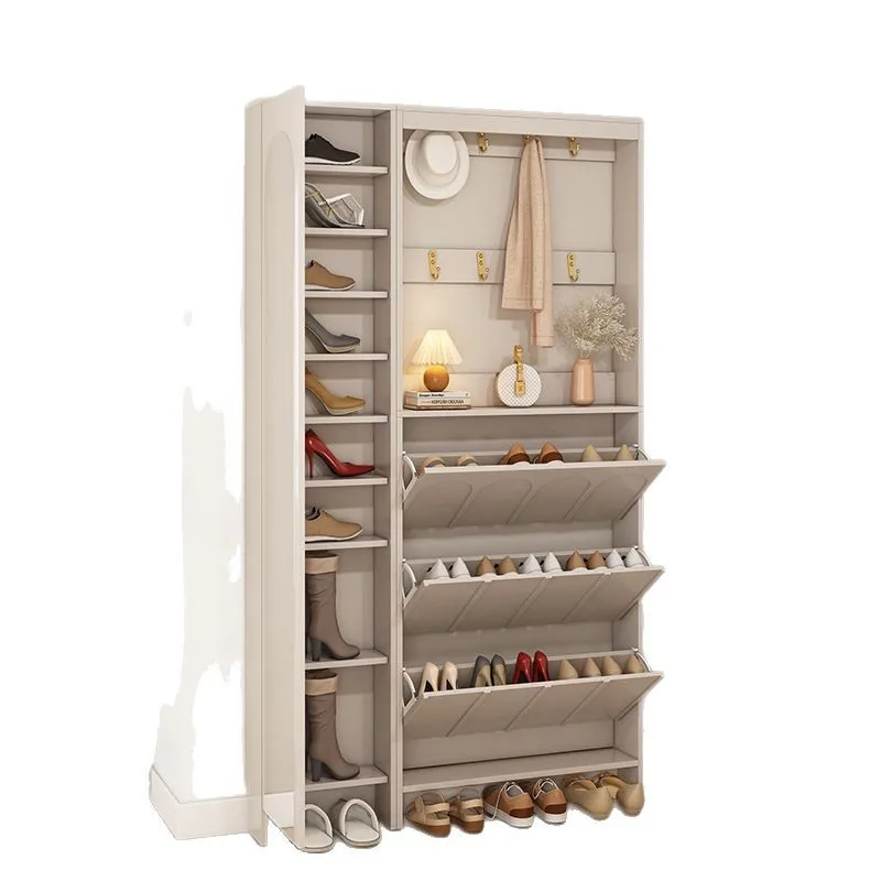 Cream wind, shoe cabinet, coat rack, integrated, ultra thin, household, full body, full length mirror.
Cream wind, shoe cabinet, coat rack, integrated, ultra thin, household, full body, full length mirror.