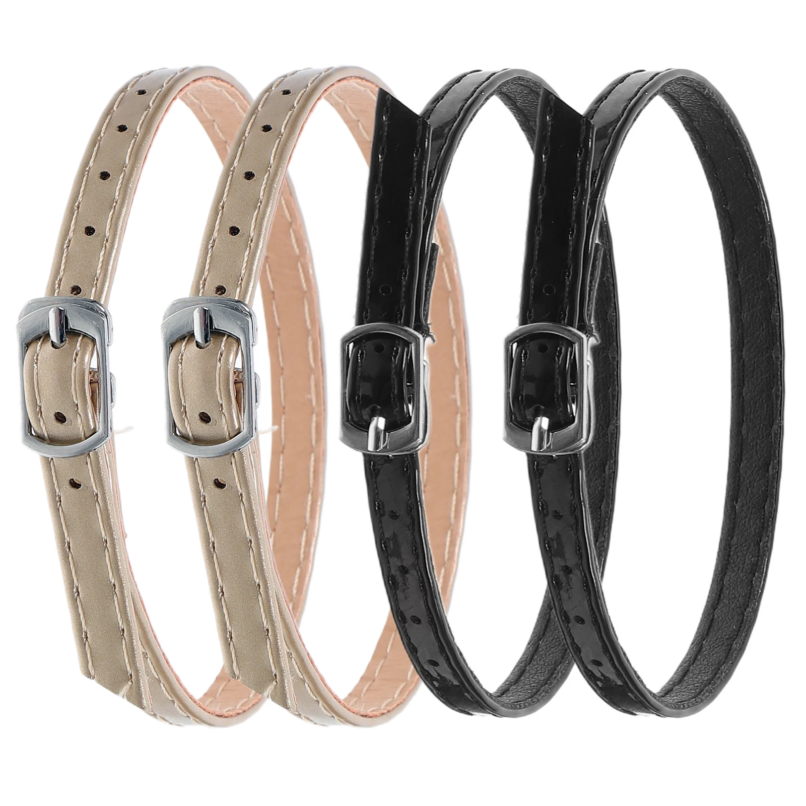 1pcs 2 Pairs Replacement Ankle Straps for High Heels Black Gold Shoes Accessories Fixing Buckle Daily Use Women Shoe Straps
1pcs 2 Pairs Replacement Ankle Straps for High Heels Black Gold Shoes Accessories Fixing Buckle Daily Use Women Shoe Straps