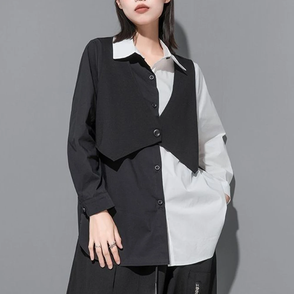 XS-5XL Зимняя мужская лоскутная рубашка с длинными рукавами унисекс в американском стиле ретро модный уличный повседневный свободный нишевый мужской топ
XS-5XL Зимняя мужская лоскутная рубашка с длинными рукавами унисекс в американском стиле ретро модный уличный повседневный свободный нишевый мужской топ