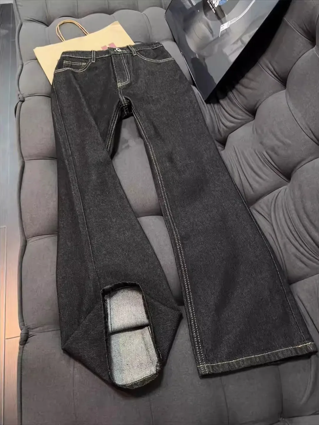 High Waist Wide Leg Men's Jeans Clean Fit Tall Effect Durable Waed Denim Spring Autumn New Sle American Retro
High Waist Wide Leg Men's Jeans Clean Fit Tall Effect Durable Waed Denim Spring Autumn New Sle American Retro