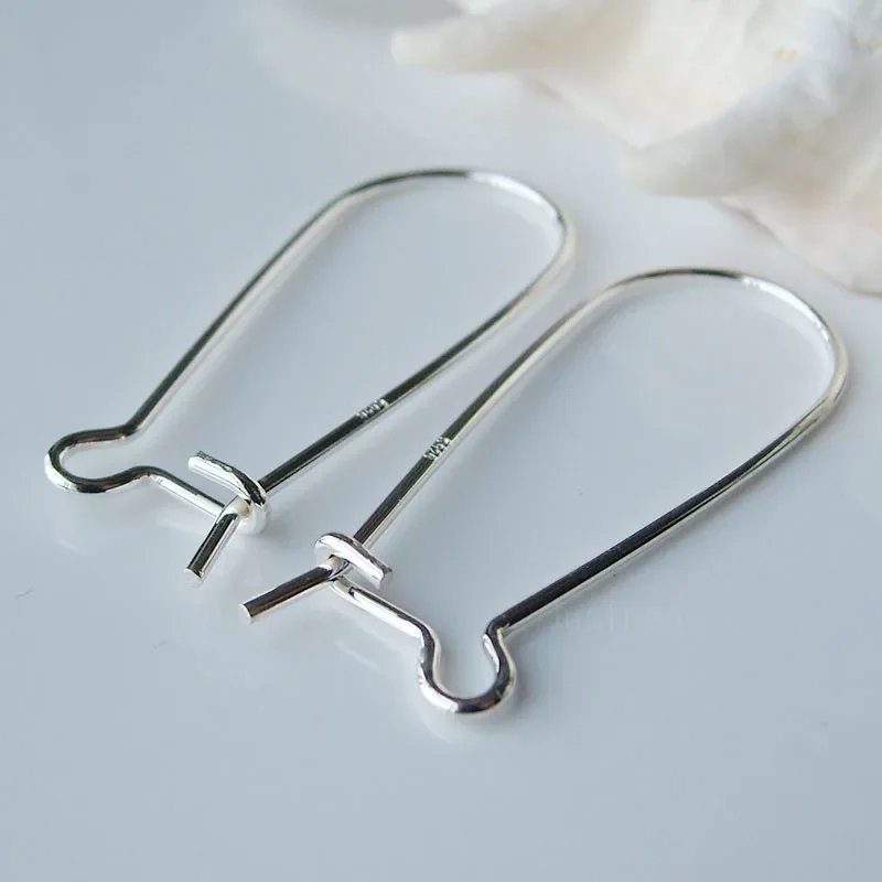 ear hook,31.5*13*0.9mm solid 925 sterling silver earring wire Hook, kidney shaped earring hoop hooks,sold by pair ,1pair
ear hook,31.5*13*0.9mm solid 925 sterling silver earring wire Hook, kidney shaped earring hoop hooks,sold by pair ,1pair