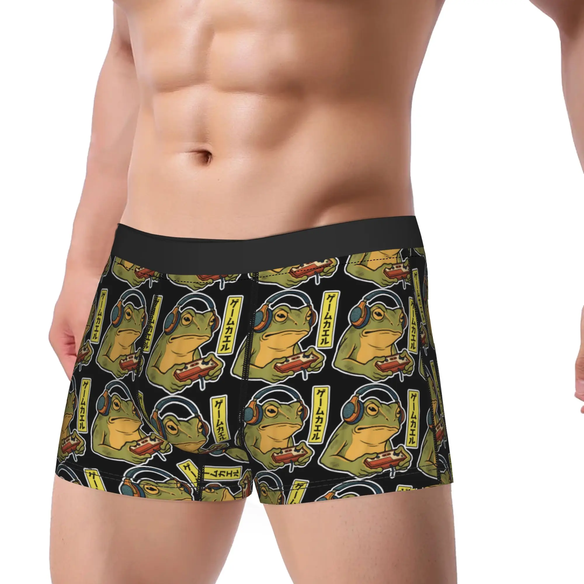 Японский геймерский дизайн нижнего белья с лягушкой, боксеры, качественные мужские трусы, эластичные шорты, трусы, идея подарка
Японский геймерский дизайн нижнего белья с лягушкой, боксеры, качественные мужские трусы, эластичные шорты, трусы, идея подарка