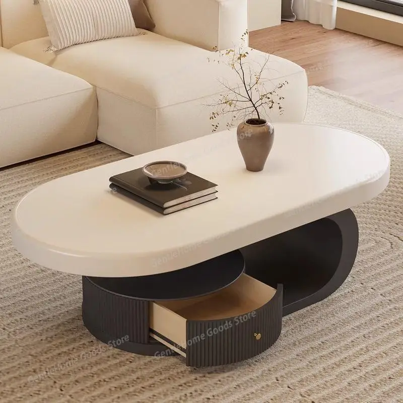 Creative High-end Curved Coffee Table Living Room Home Modern Light Luxury High-end Minimalist Oval Tea Table Small Apartment
Creative High-end Curved Coffee Table Living Room Home Modern Light Luxury High-end Minimalist Oval Tea Table Small Apartment