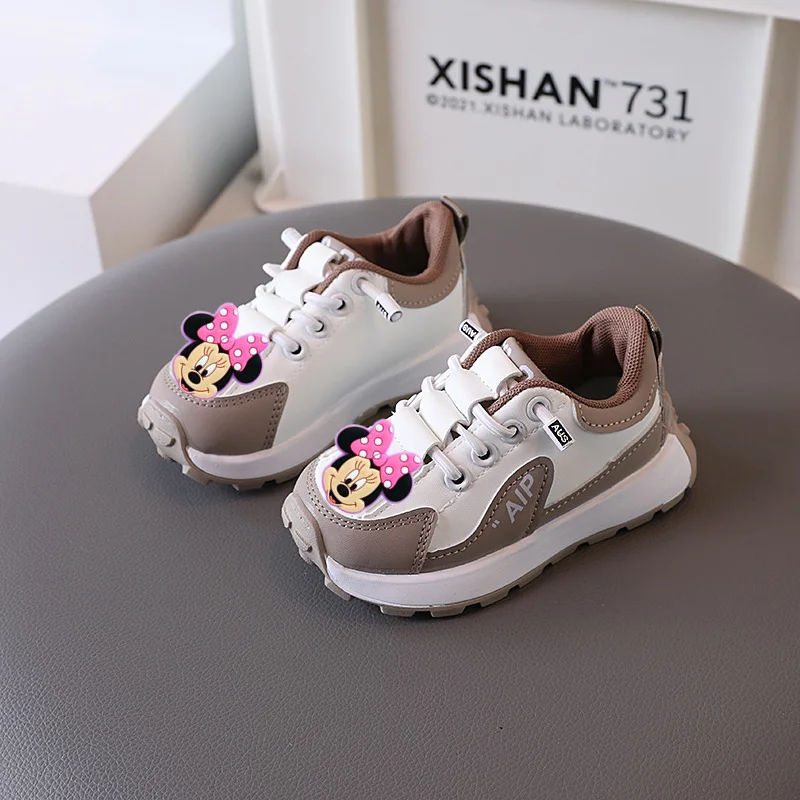Disney Mickey Mouse Sneakers Children Board Shoes Spring Autumn Minnie Mouse Girl Leather Running Shoes Boy Casual Shoes 
Disney Mickey Mouse Sneakers Children Board Shoes Spring Autumn Minnie Mouse Girl Leather Running Shoes Boy Casual Shoes