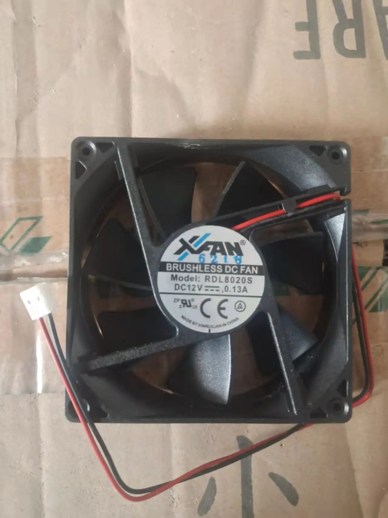 RUILAN SCIENCE RDL8020S DC12V 0.13A 80*80*20MM 2 wire cooling fan
RUILAN SCIENCE RDL8020S DC12V 0.13A 80*80*20MM 2 wire cooling fan