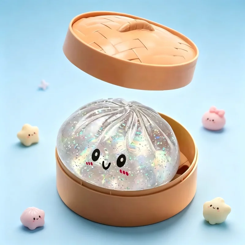 2026 new Glitter Dumpling Glitter Dumpling Squishy with Box Dumplings Sensory Squeeze Toy for Stress Relief
2026 new Glitter Dumpling Glitter Dumpling Squishy with Box Dumplings Sensory Squeeze Toy for Stress Relief