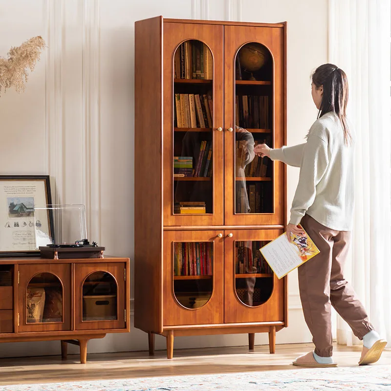 Solid wood bookcase combination small apartment living room locker display cabinet wine cabinet dining side cabinet
Solid wood bookcase combination small apartment living room locker display cabinet wine cabinet dining side cabinet