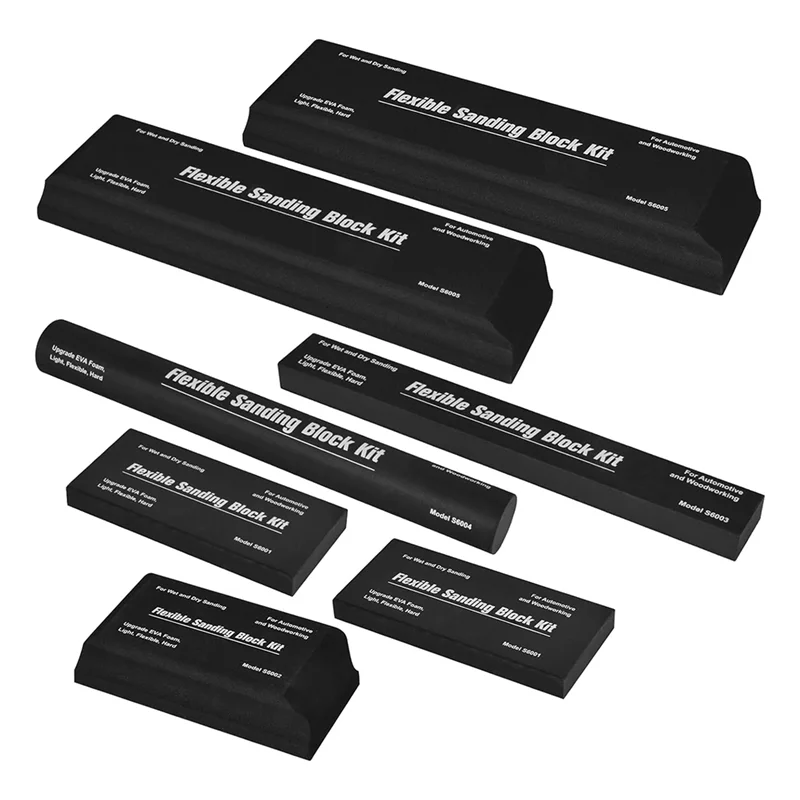 ABCA-Auto Body Sanding Block Kit Automotive Sanding Blocks Flexible EVA Foam Wet Or Dry Sanding Blocks Set
ABCA-Auto Body Sanding Block Kit Automotive Sanding Blocks Flexible EVA Foam Wet Or Dry Sanding Blocks Set