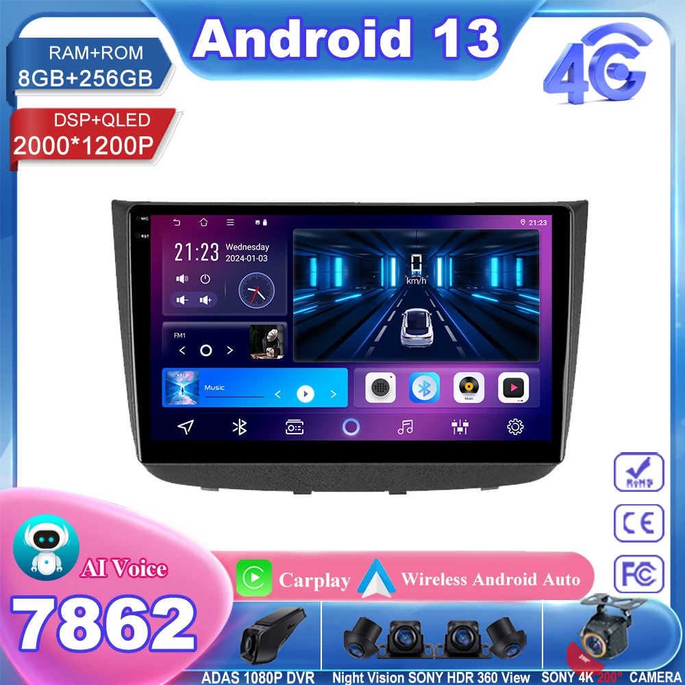 Car Stereo For Mercedes-Benz Vito 2 Viano 2 W639 2003 - 2015 Auto Radio Android 13 Multimedia Player 5G wifi GPS Navigation 2din
Car Stereo For Mercedes-Benz Vito 2 Viano 2 W639 2003 - 2015 Auto Radio Android 13 Multimedia Player 5G wifi GPS Navigation 2din