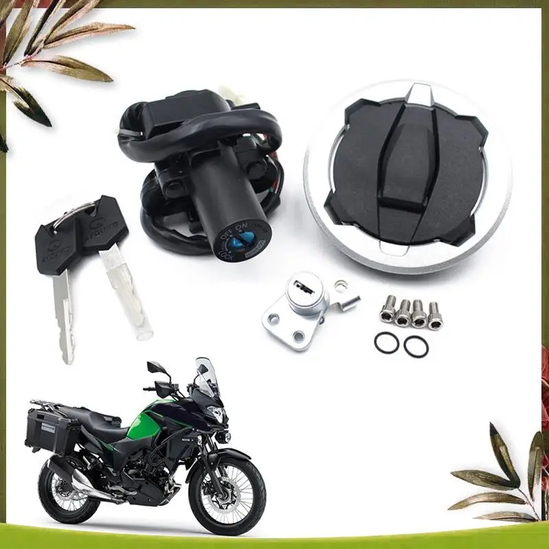AB98-Motorcycle Ignition Switch Gas Fuel Tank Cap Cover Seat Lock Set With Keys For KAWASAKI Versys-X300 KLE 300 2017-2021 Parts
AB98-Motorcycle Ignition Switch Gas Fuel Tank Cap Cover Seat Lock Set With Keys For KAWASAKI Versys-X300 KLE 300 2017-2021 Parts