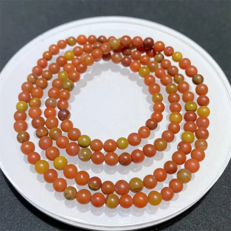 Natural Red Agate Triple Circle Bracelet Gemstone Jewelry Reiki Stone Healing Gift For Women 1PCS 4/5/6MM
Natural Red Agate Triple Circle Bracelet Gemstone Jewelry Reiki Stone Healing Gift For Women 1PCS 4/5/6MM