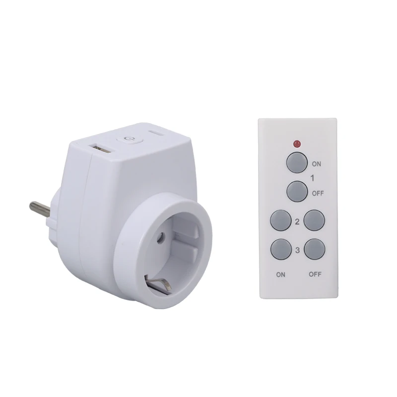 3pcs European Standard Usb Type-c Port RF Remote Control Smart Outlet Portable Smart Home Usb a Port Long Distance Smart Plug
3pcs European Standard Usb Type-c Port RF Remote Control Smart Outlet Portable Smart Home Usb a Port Long Distance Smart Plug