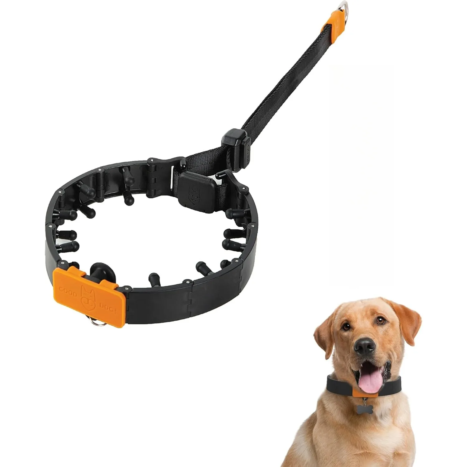 Dog Prong Collar for No-Pull Training Quick-Release Buckle Adjustable Pinch Collar Dog Training Collar for Large Dog
Dog Prong Collar for No-Pull Training Quick-Release Buckle Adjustable Pinch Collar Dog Training Collar for Large Dog
