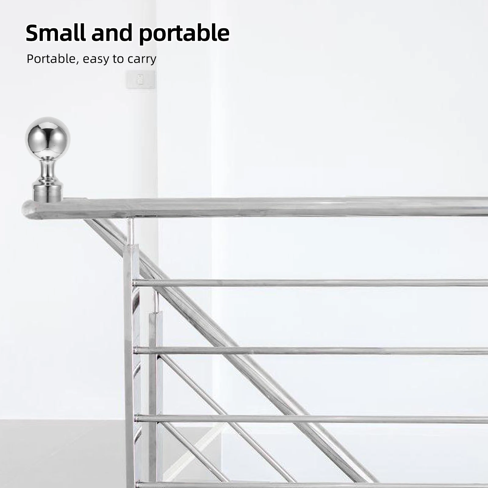 5Inch Stainless Steel Ball Cap Silver Spherical Post Topper For Fence Railings Stair Handrail Deck Posts Weatherproof
5Inch Stainless Steel Ball Cap Silver Spherical Post Topper For Fence Railings Stair Handrail Deck Posts Weatherproof