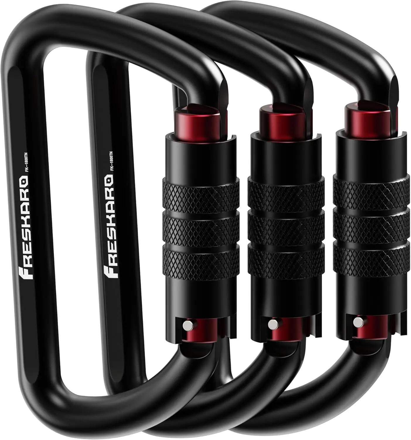 Auto Locking Carabiner Clips 3inch Heavy Duty 7075 Aluminum for Hammock Hiking Dog Leash Keychain
Auto Locking Carabiner Clips 3inch Heavy Duty 7075 Aluminum for Hammock Hiking Dog Leash Keychain