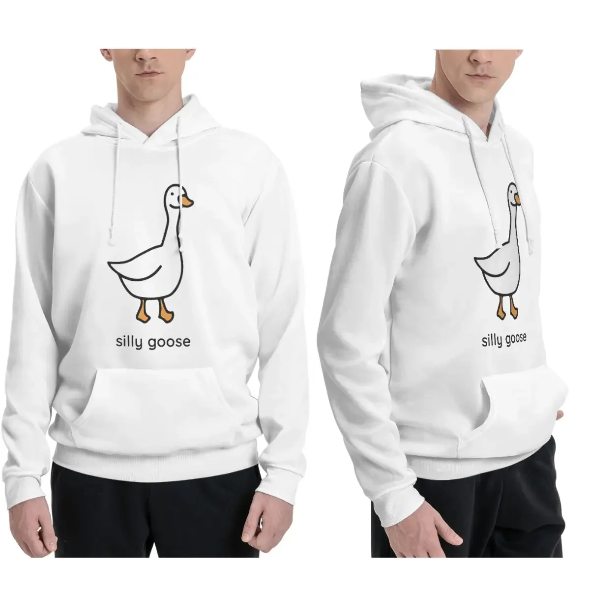 Толстовки Silly Goose для мужчин и женщин, повседневные пуловеры, толстовки в стиле хип-хоп с длинными рукавами и капюшоном, осень-зима
Толстовки Silly Goose для мужчин и женщин, повседневные пуловеры, толстовки в стиле хип-хоп с длинными рукавами и капюшоном, осень-зима