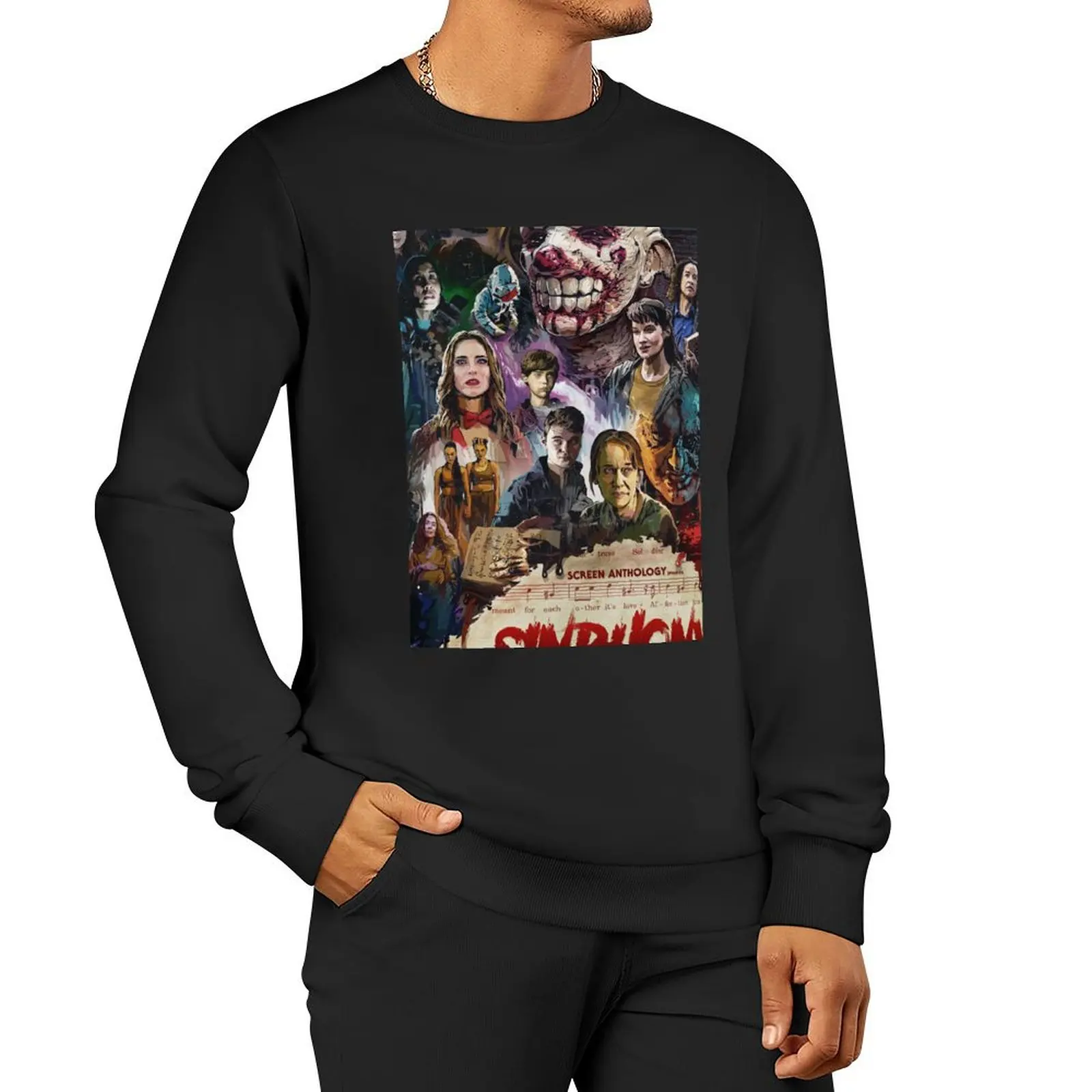 Sinphony A Clubhouse Horror Anthology Official Poster Pullover Hoodie men's clothing graphic sweatshirts
Sinphony A Clubhouse Horror Anthology Official Poster Pullover Hoodie men's clothing graphic sweatshirts
