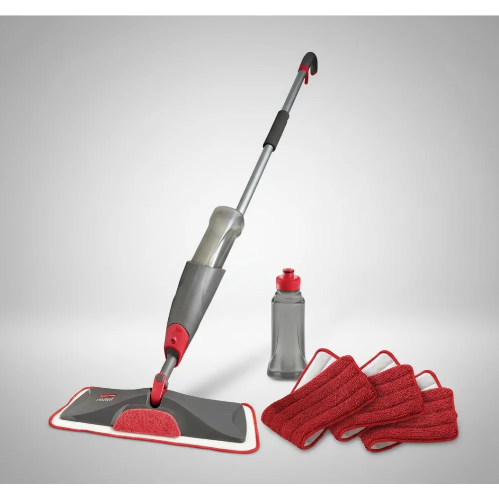 Cordless Spray Mop with 3 Washable Pads, Refillable Bottle for All Floors - Home & Office Cleaning
Cordless Spray Mop with 3 Washable Pads, Refillable Bottle for All Floors - Home & Office Cleaning