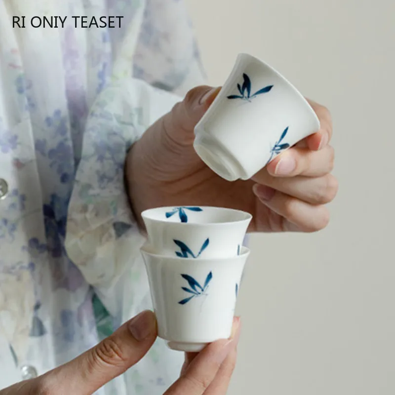 1 Pc Chinese Hand Painted Ceramic Tea Cup Handmade Tea Bowl Porcelain Teacup Household Teaware Personal Meditation Cup 40ml
1 Pc Chinese Hand Painted Ceramic Tea Cup Handmade Tea Bowl Porcelain Teacup Household Teaware Personal Meditation Cup 40ml