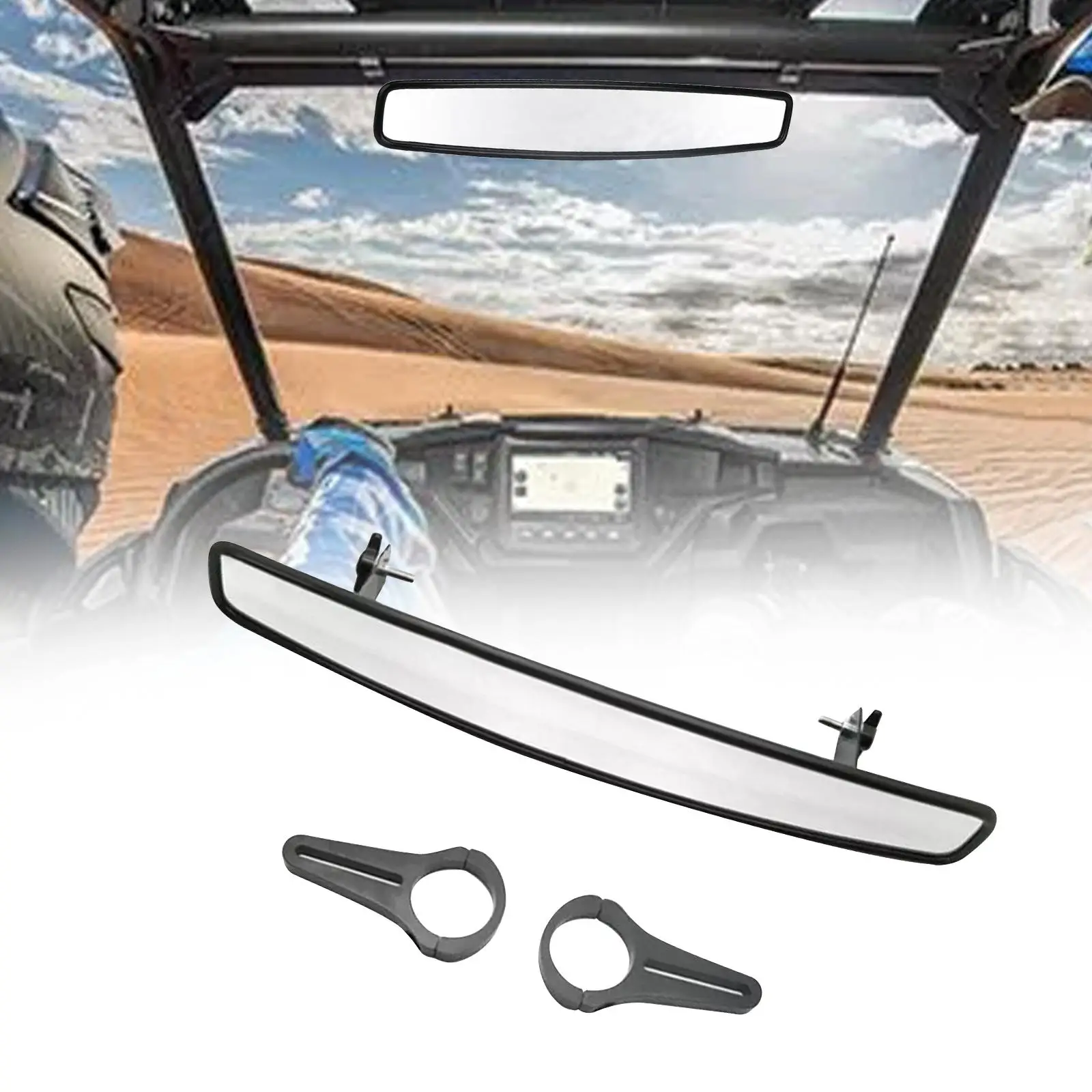 Зеркало заднего вида, черное, 15 дюймов, удлиненное, расширенное, выпуклое зеркало для слепых зон для RZR XP 1000 
Зеркало заднего вида, черное, 15 дюймов, удлиненное, расширенное, выпуклое зеркало для слепых зон для RZR XP 1000