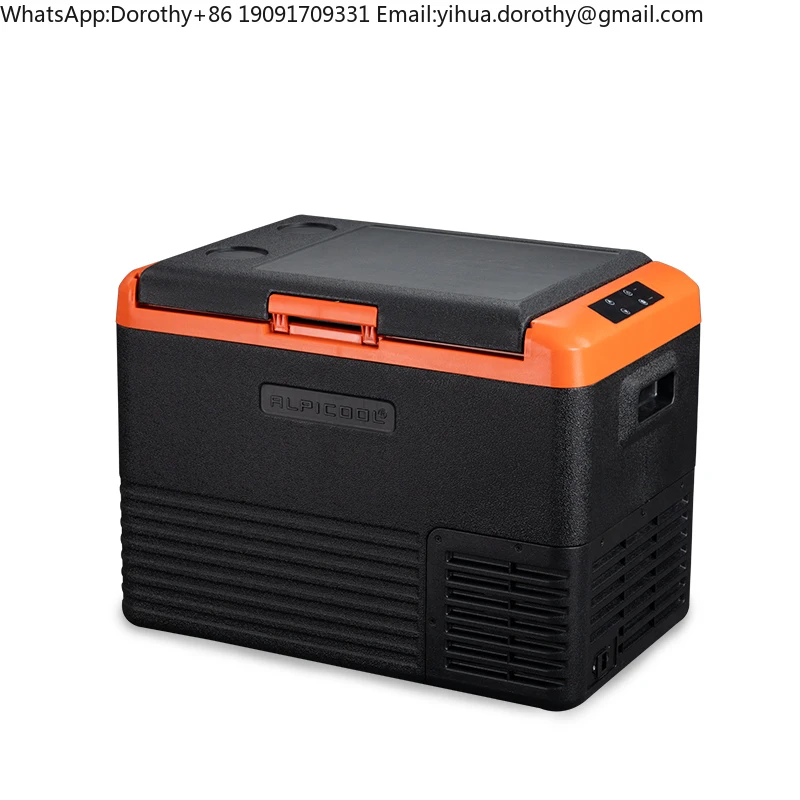 CL30 Small 12v Dc Compressor Recessed Handle Battery Protection Camping Car Fridge Mini 30L Electronic Control Portable Freezer
CL30 Small 12v Dc Compressor Recessed Handle Battery Protection Camping Car Fridge Mini 30L Electronic Control Portable Freezer