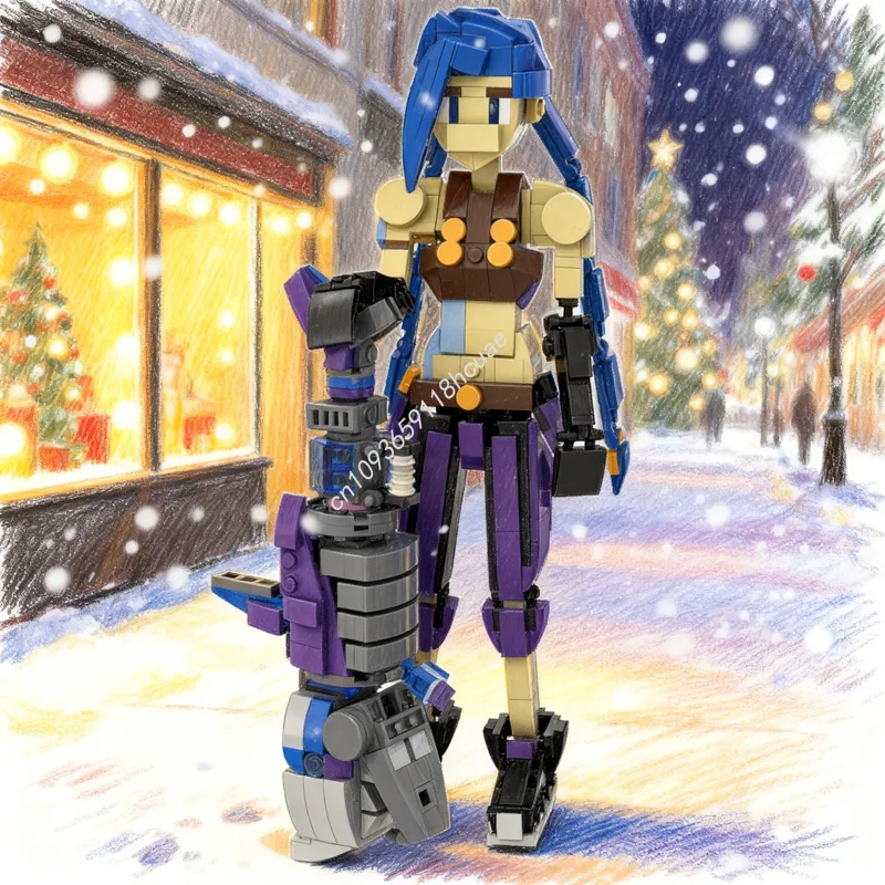 585pcs MOC Jinx Games Model Building Blocks Architecture Assemble DIY Creative Idea Toys Brick Kids Christmas Gifts Education
585pcs MOC Jinx Games Model Building Blocks Architecture Assemble DIY Creative Idea Toys Brick Kids Christmas Gifts Education