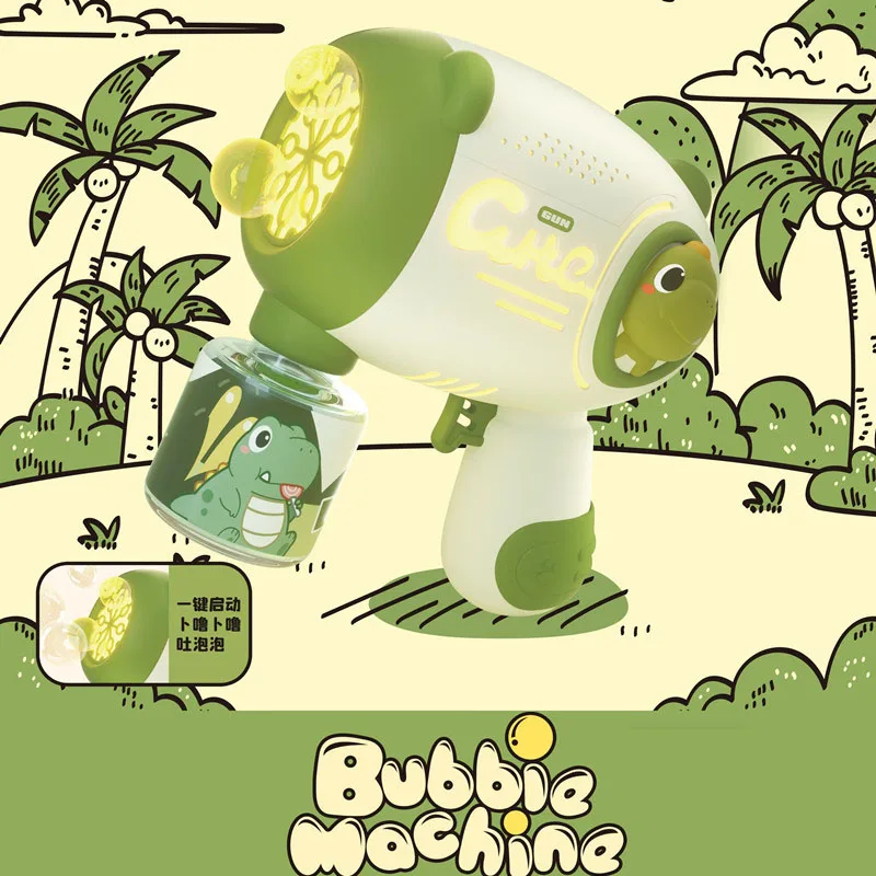 New Dinosaur Bubble Gun Camera Bubble Machine Fully Automatic Space Soap Bubble Summer Outdoor Toys for Kids Soap Bubble Toys
New Dinosaur Bubble Gun Camera Bubble Machine Fully Automatic Space Soap Bubble Summer Outdoor Toys for Kids Soap Bubble Toys