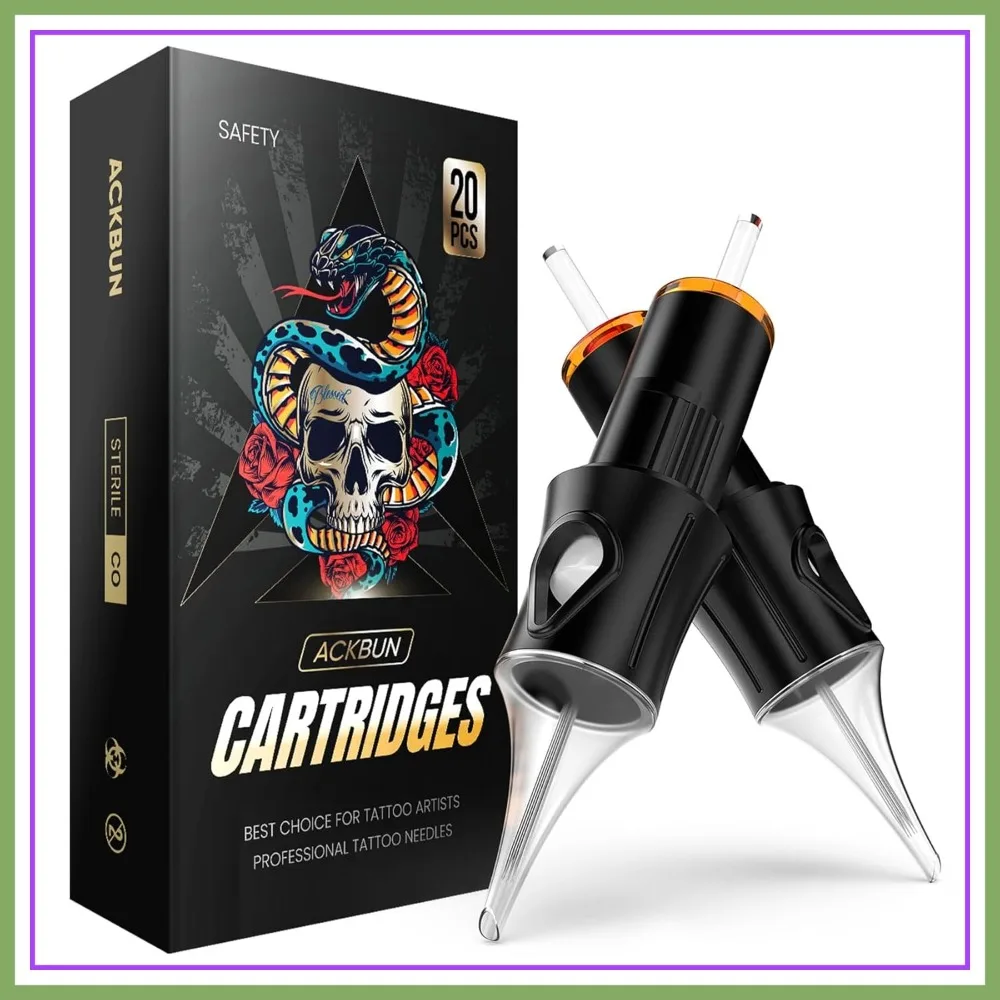 20 Pcs 1207RL Tattoo Cartridge Needles - #12 Standard Round Liner for Tattoo Pen, Sterile & Safe
20 Pcs 1207RL Tattoo Cartridge Needles - #12 Standard Round Liner for Tattoo Pen, Sterile & Safe