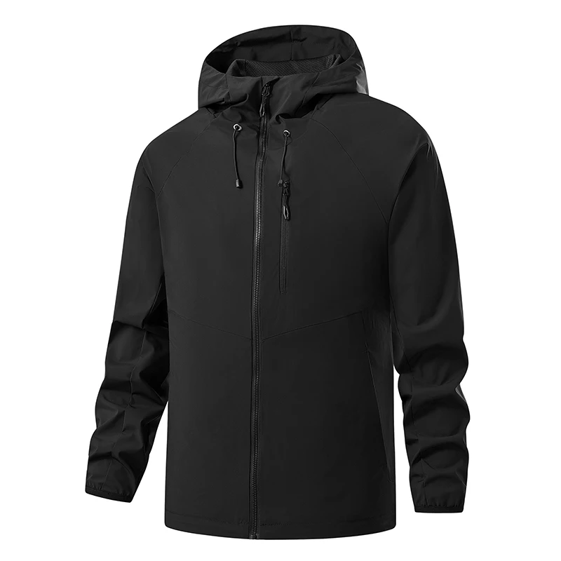 Hooded Sports Casual Jacket Men Waterproof Jacket Full Zip Coats Lightweight Softshell Outerwear Men Outdoor Climbing Jacket
Hooded Sports Casual Jacket Men Waterproof Jacket Full Zip Coats Lightweight Softshell Outerwear Men Outdoor Climbing Jacket