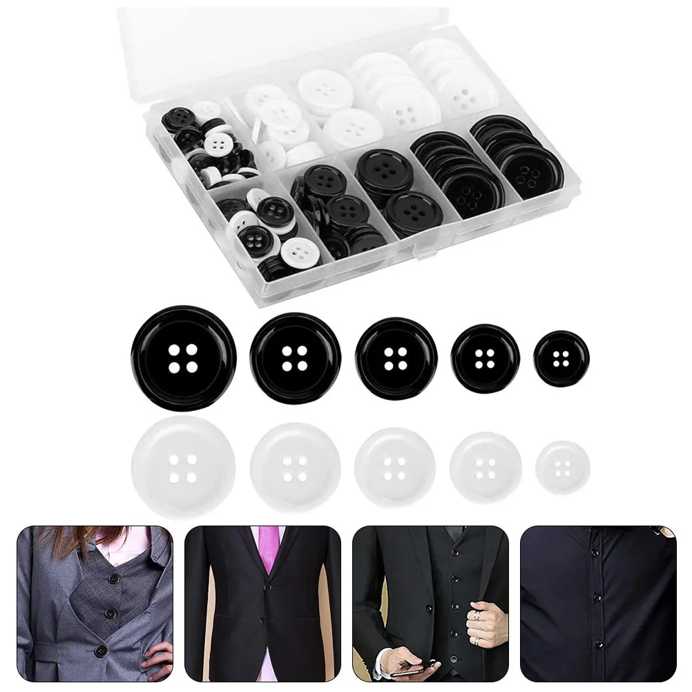 2 Boxes Delicate Smooth Waterproof Clothing Buttons for DIY Craft Sewing Replacement Home Decoration Garment Accessories Classic
2 Boxes Delicate Smooth Waterproof Clothing Buttons for DIY Craft Sewing Replacement Home Decoration Garment Accessories Classic