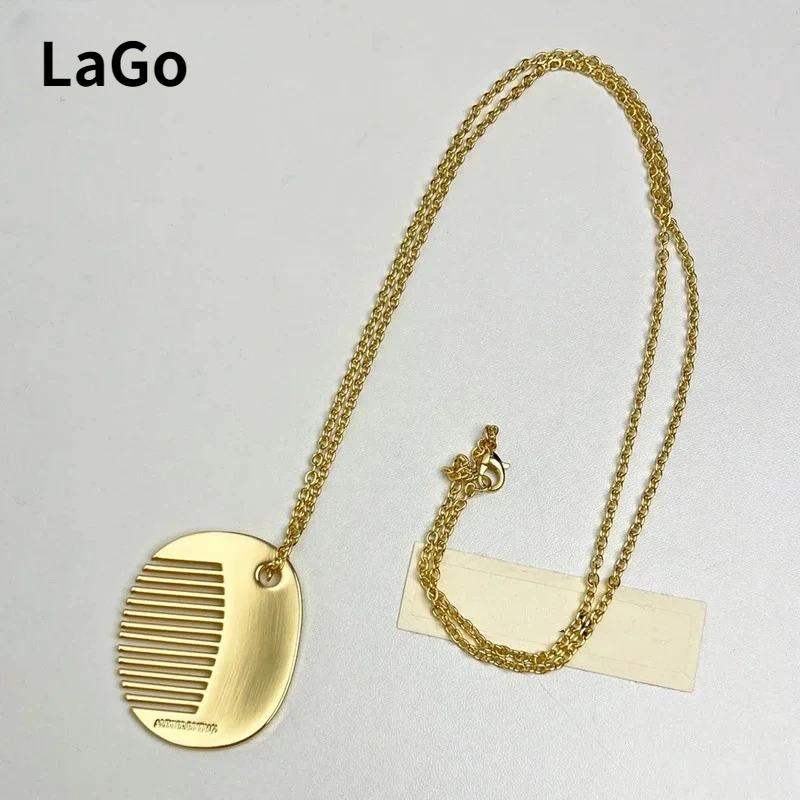 Modern Jewelry Personality Cord Chain Comb Pendant Necklace For Women Girl 2025 Trend New Hot Sale Design Accessories
Modern Jewelry Personality Cord Chain Comb Pendant Necklace For Women Girl 2025 Trend New Hot Sale Design Accessories