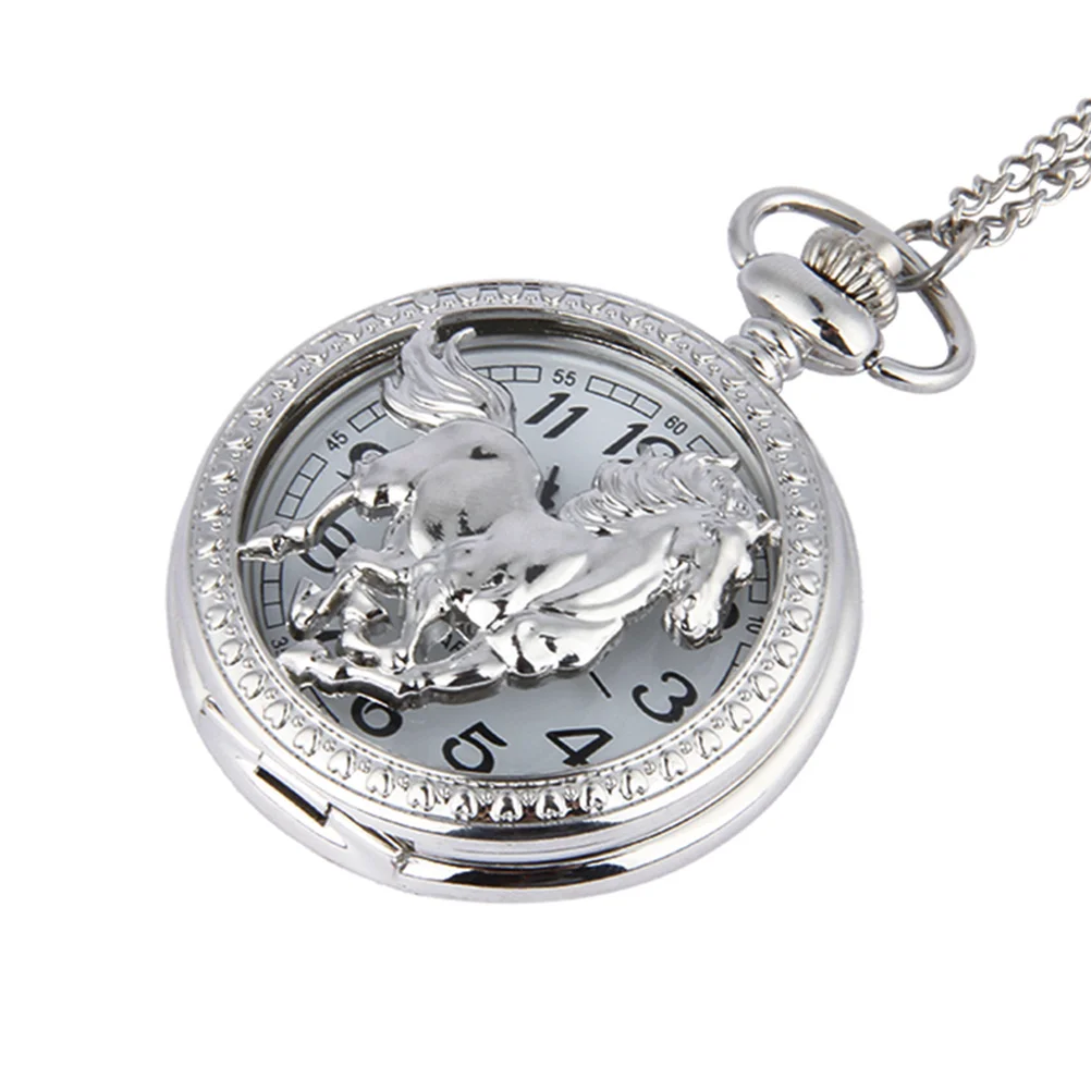 Silver Pocket Watch With Chain Hanging Pendant Dust-Proof Cover Simple Design For Men Women Fashion Creative Classic
Silver Pocket Watch With Chain Hanging Pendant Dust-Proof Cover Simple Design For Men Women Fashion Creative Classic