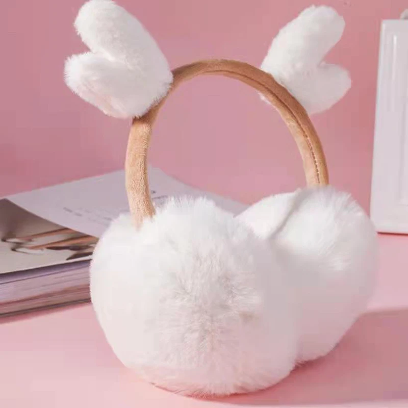 Winter Kids Warm Earmuffs Cute Christmas Antlers Plush Comfortable Earmuffs Outdoor Cold-proof Ear Protection Cover Ear Muffs
Winter Kids Warm Earmuffs Cute Christmas Antlers Plush Comfortable Earmuffs Outdoor Cold-proof Ear Protection Cover Ear Muffs