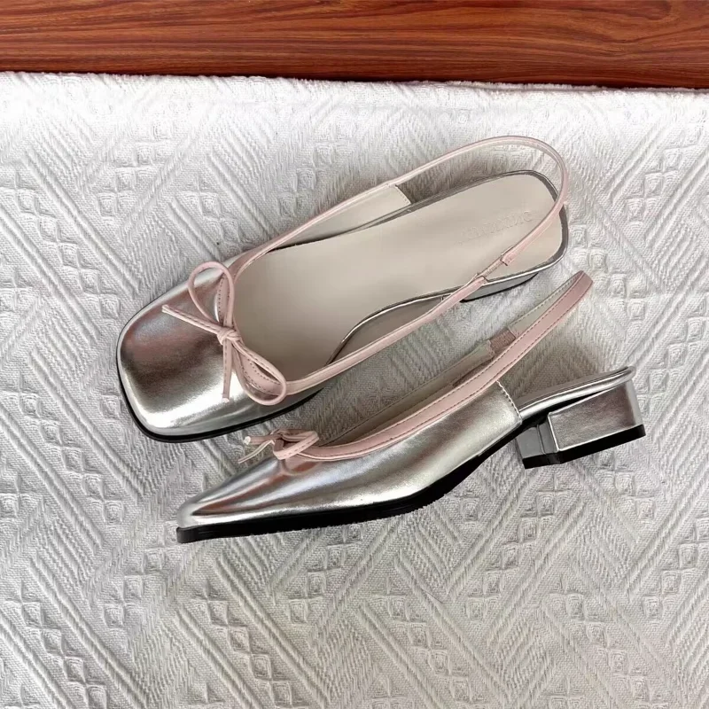 Summer Women's Flats Sliver Boat Shoes 2025 Square Toe Slip on Flat Shoes for Woman Ballet Flats Comfortable Bow Women's Sandals
Summer Women's Flats Sliver Boat Shoes 2025 Square Toe Slip on Flat Shoes for Woman Ballet Flats Comfortable Bow Women's Sandals