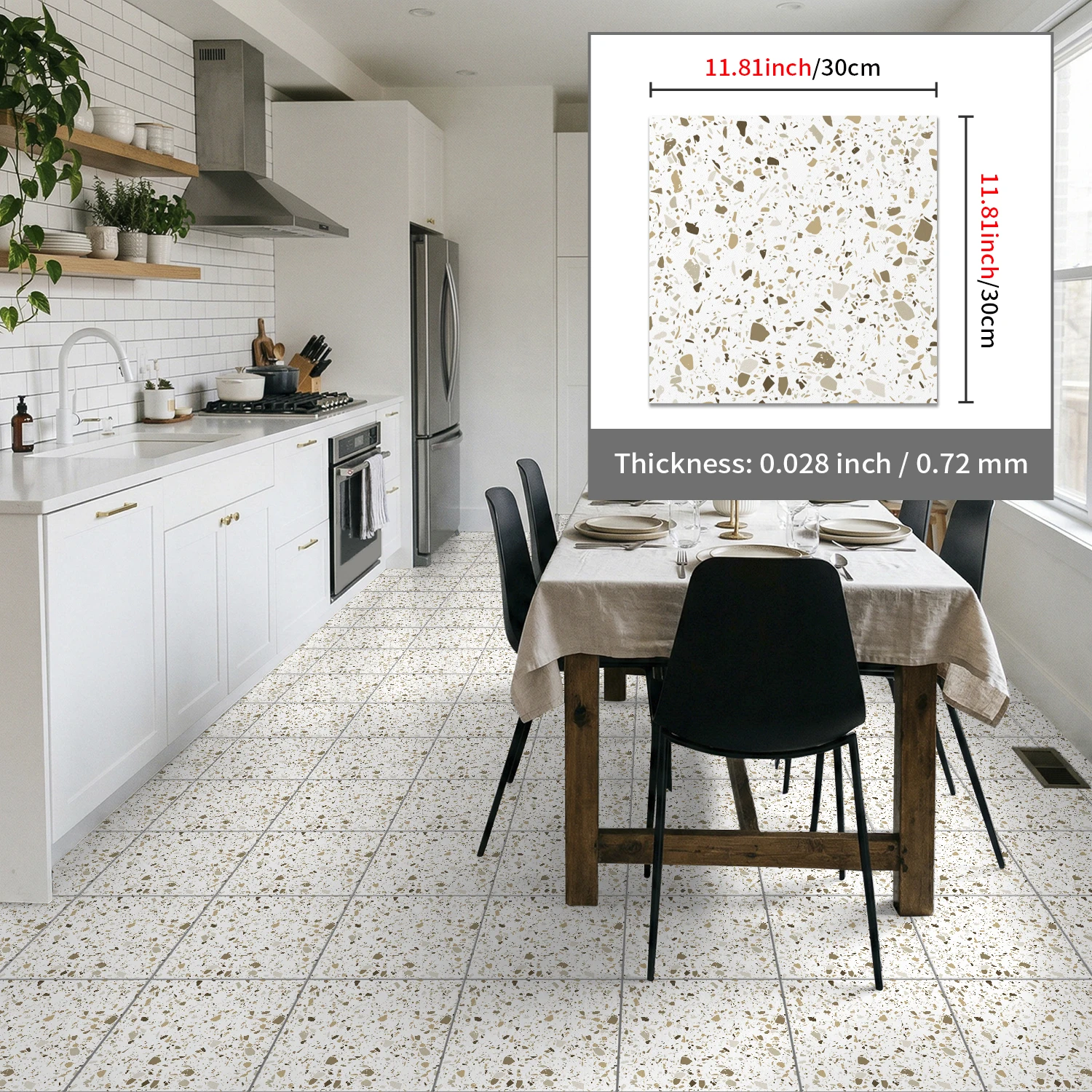 Thick matte terrazzo waterproof and wear-resistant self-adhesive adhesive tape, used for kitchen, bathroom and home decoration
Thick matte terrazzo waterproof and wear-resistant self-adhesive adhesive tape, used for kitchen, bathroom and home decoration