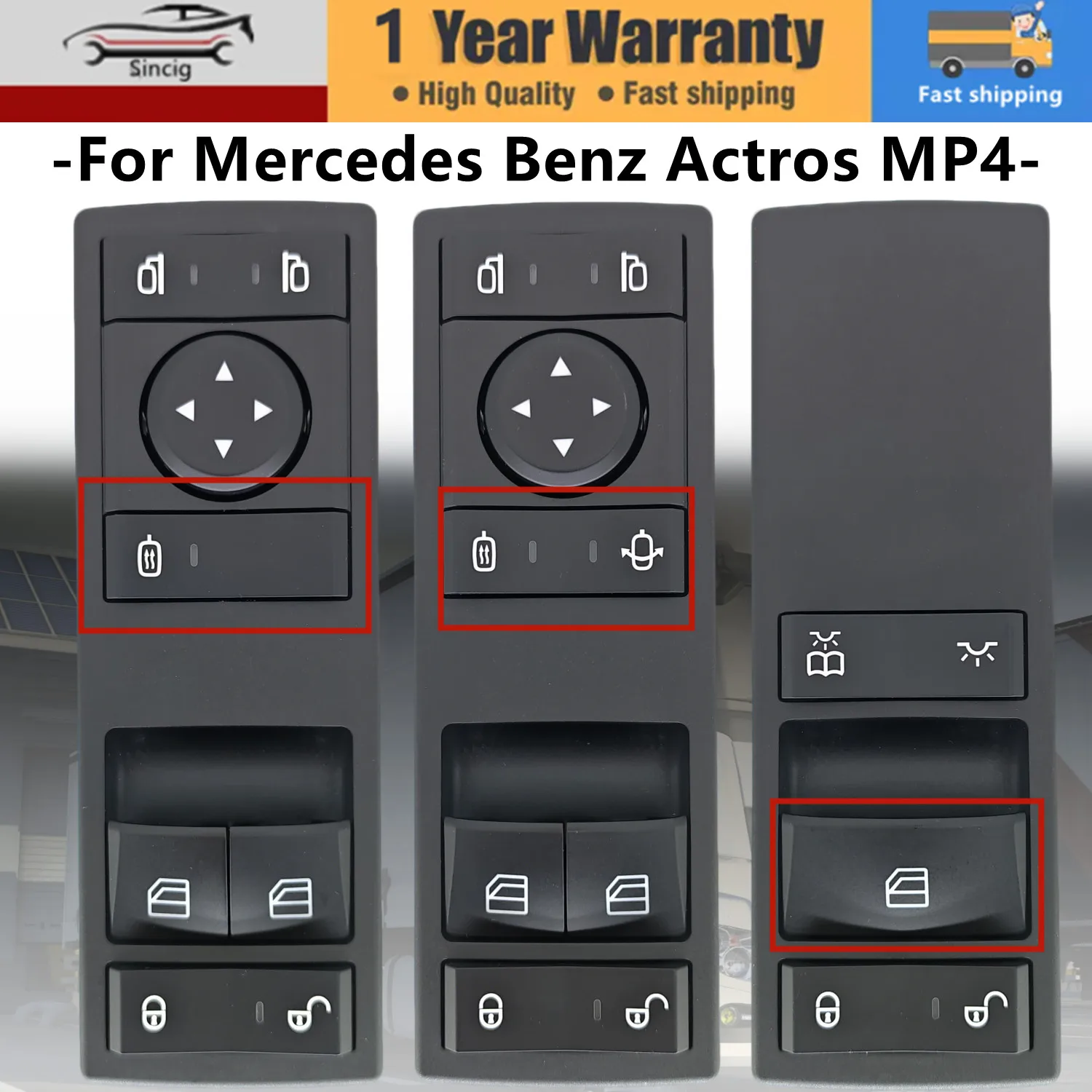 Electronic Window Switch New For Mercedes Benz Truck Actros MP4 2011-2020 A9605450813 A9605450913 A9605451213
Electronic Window Switch New For Mercedes Benz Truck Actros MP4 2011-2020 A9605450813 A9605450913 A9605451213