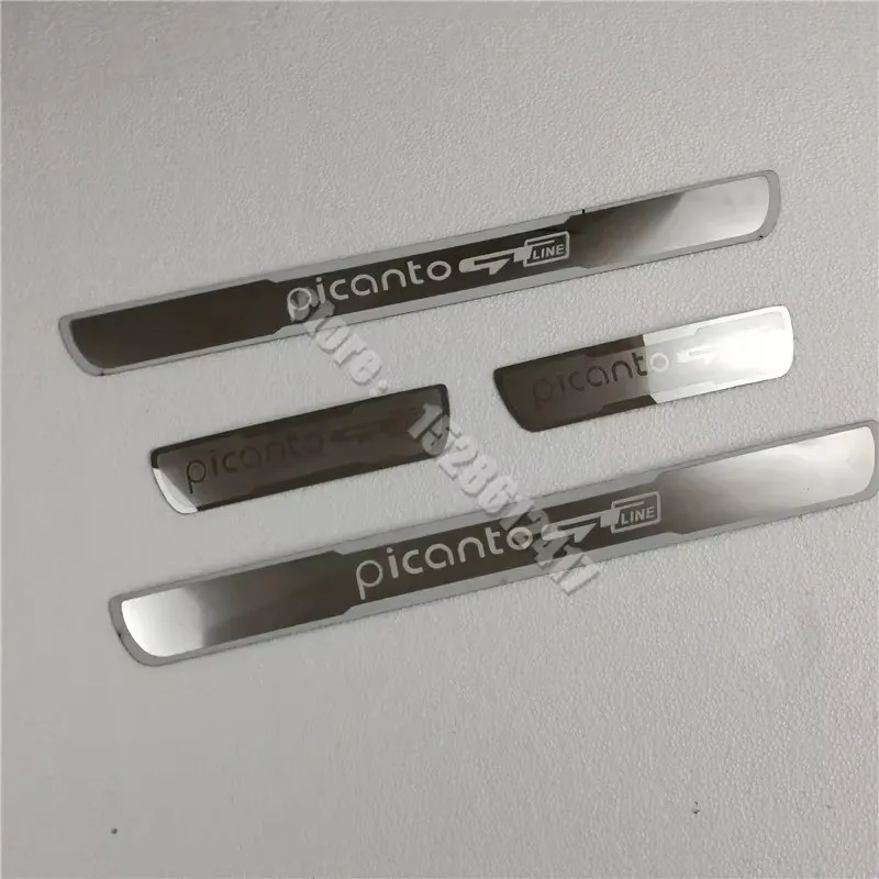 for KIA PICANTO GT LINE 2015 2016~2023 Stainless Steel Scuff Plate Door Sill Guards Thresholds Cover Trims Car Accessories
for KIA PICANTO GT LINE 2015 2016~2023 Stainless Steel Scuff Plate Door Sill Guards Thresholds Cover Trims Car Accessories