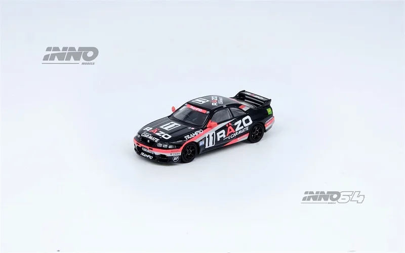 INNO 1:64 SKYLINE GT-R R33 #11 RAZO TRAMPIO Black#11 Diecast Collector's Vehicle Model Car
INNO 1:64 SKYLINE GT-R R33 #11 RAZO TRAMPIO Black#11 Diecast Collector's Vehicle Model Car