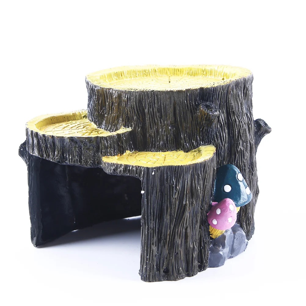 1pc Simulation Mini Stump Fish Reptile Hiding Hole Resin Ornament Aquarium Terrarium Landscape Decoration 
1pc Simulation Mini Stump Fish Reptile Hiding Hole Resin Ornament Aquarium Terrarium Landscape Decoration