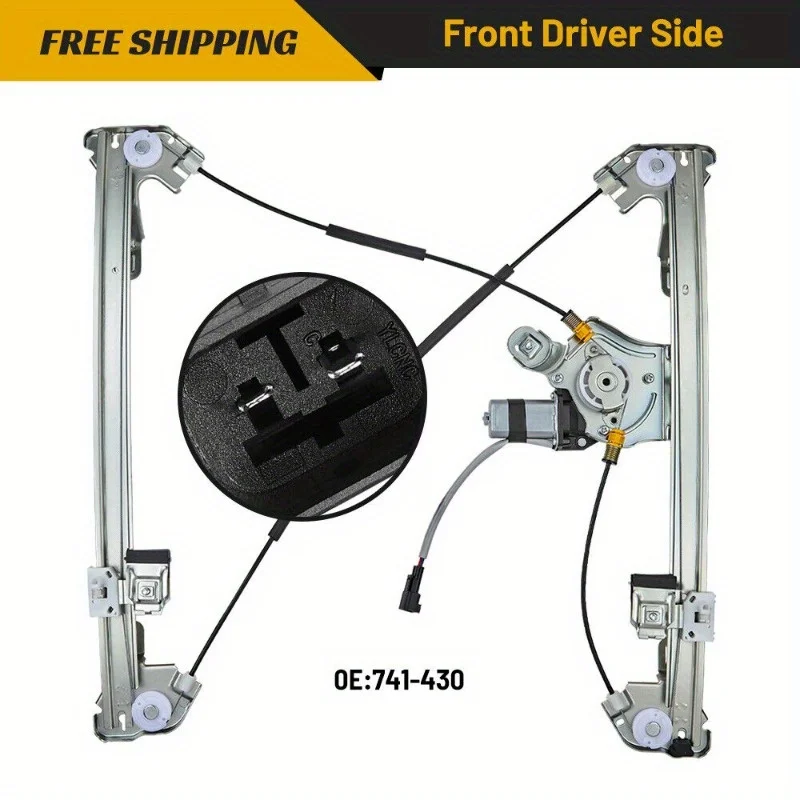 Front Left For 2004-2008 Ford F-150 with Motor Power Window Regulator 741-430
Front Left For 2004-2008 Ford F-150 with Motor Power Window Regulator 741-430