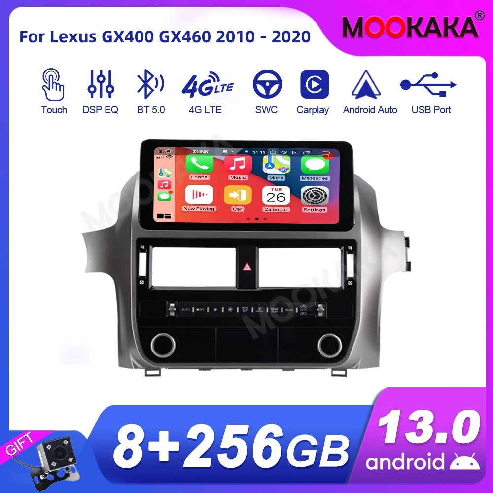 For Lexus GX400 GX460 2010 - 2020 Car Radio Multimedia Player Wireless Carplay Android Auto Autoradio Stereo GPS Navi Head Unit
For Lexus GX400 GX460 2010 - 2020 Car Radio Multimedia Player Wireless Carplay Android Auto Autoradio Stereo GPS Navi Head Unit
