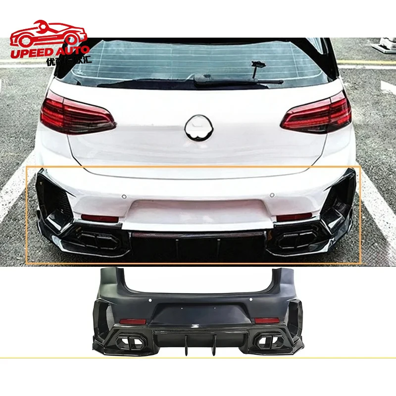 Suitable for VW GOLF 7 R GTI Rline Volkswagen MK 7 Modified Carbon fiber Yiso Rear Bumper Diffuser Tail Apron Flaps Accessories
Suitable for VW GOLF 7 R GTI Rline Volkswagen MK 7 Modified Carbon fiber Yiso Rear Bumper Diffuser Tail Apron Flaps Accessories