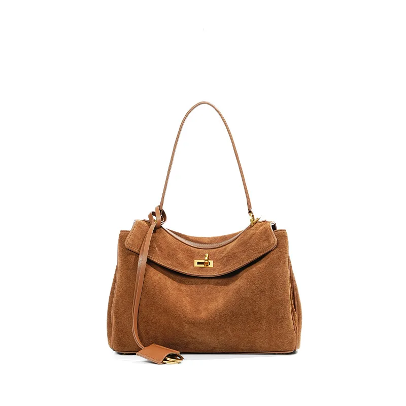 Large Capacity Autumn Winter Suede Leather Tote Bag Frosted Cowhide High-Grade Shoulder Bag for Women
Large Capacity Autumn Winter Suede Leather Tote Bag Frosted Cowhide High-Grade Shoulder Bag for Women