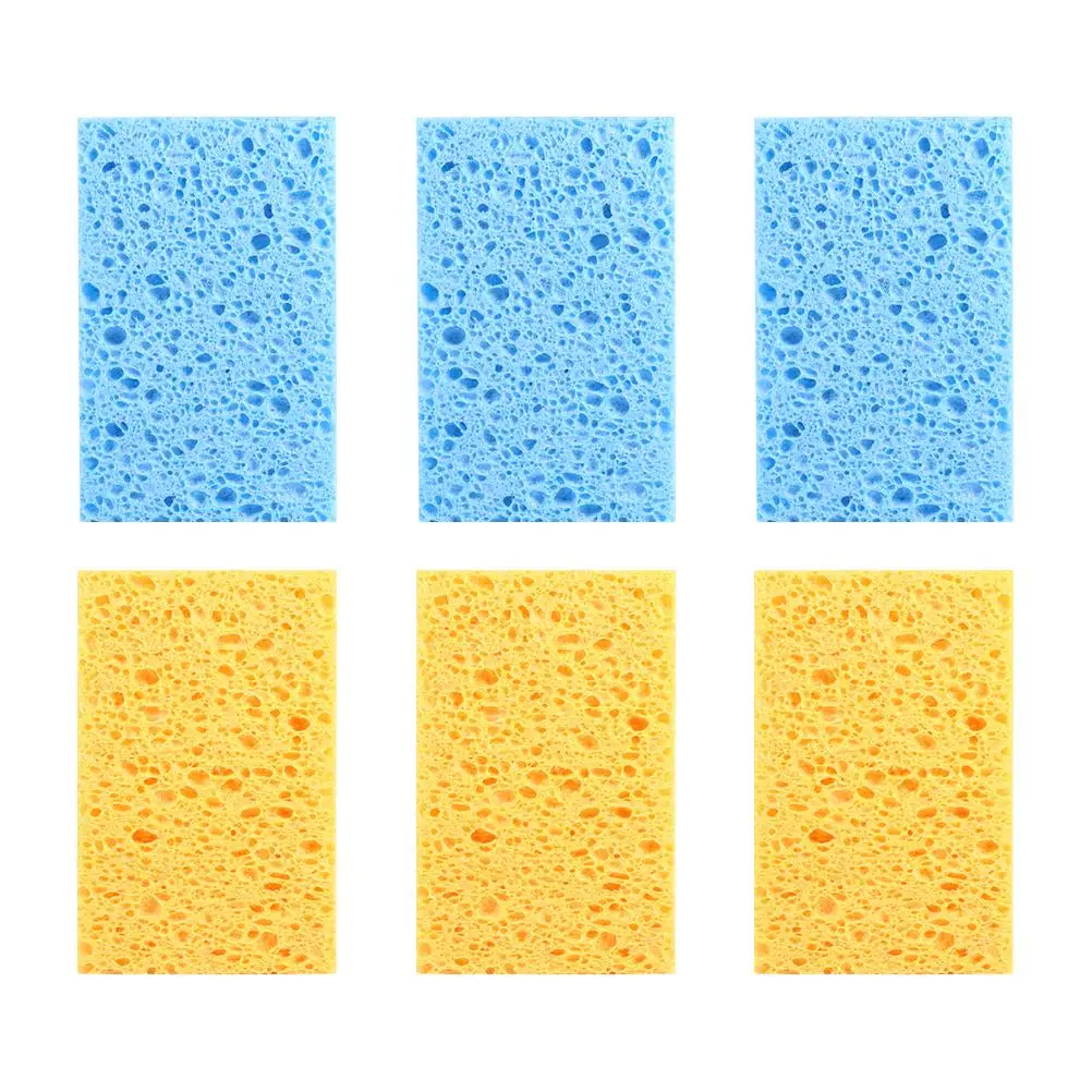 6 Pcs Cleaning Sponge Soft Durable Washable Kitchen Scrub Dish Sponge Scrubber Pad Decontamination Tool Home Daily Use
6 Pcs Cleaning Sponge Soft Durable Washable Kitchen Scrub Dish Sponge Scrubber Pad Decontamination Tool Home Daily Use