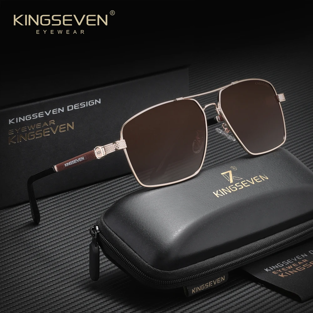 KINGSEVEN брендовые мужские солнцезащитные очки с линзами UV400, поляризационные летние очки, высококачественные очки для вождения и рыбалки 
KINGSEVEN брендовые мужские солнцезащитные очки с линзами UV400, поляризационные летние очки, высококачественные очки для вождения и рыбалки