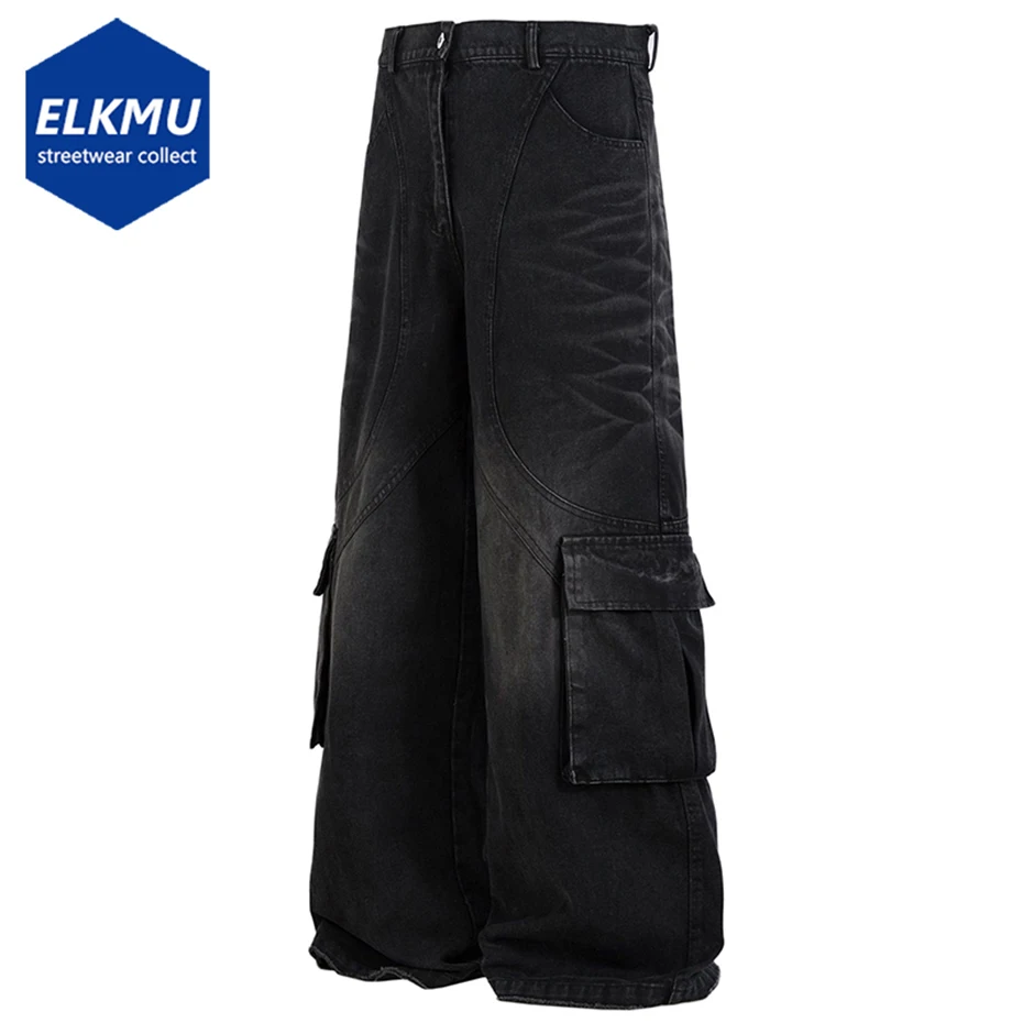 Hi Street Black Baggy Jeans Side Pocket Loose Denim Pants Men Streetwear Harajuku Hip Hop Jeans Trousers
Hi Street Black Baggy Jeans Side Pocket Loose Denim Pants Men Streetwear Harajuku Hip Hop Jeans Trousers