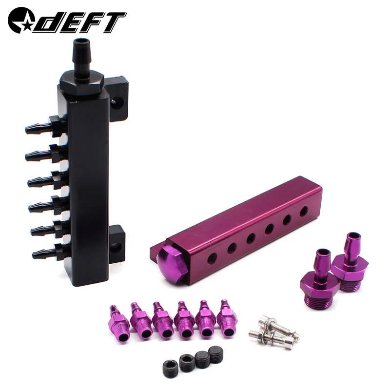 1Set 1/8" NPT 6 Port Vacuum Manifold Kit fit Turbo Boost Intake Manifold 1/8" NPT 6 Port For BMW SAAB
1Set 1/8" NPT 6 Port Vacuum Manifold Kit fit Turbo Boost Intake Manifold 1/8" NPT 6 Port For BMW SAAB