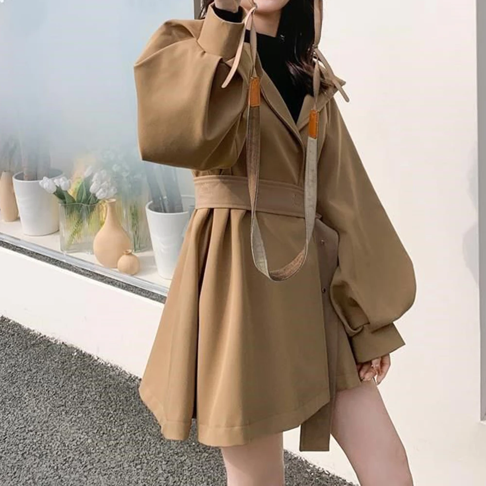 trench coat shorts women's 2026 autumn lantern sleeves Korean version loose top hooded large size premium coat women
trench coat shorts women's 2026 autumn lantern sleeves Korean version loose top hooded large size premium coat women